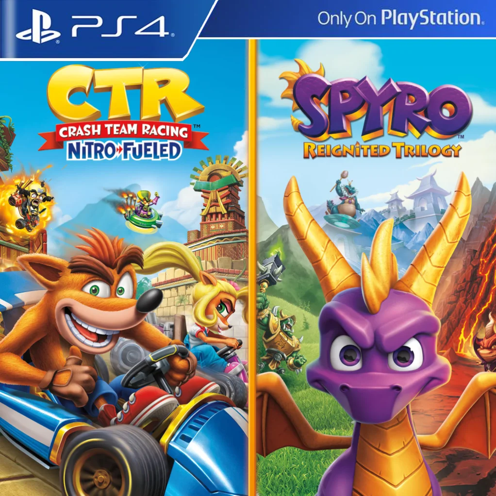 CRASH TEAM RACING + SPYRO TRILOGY | PS4